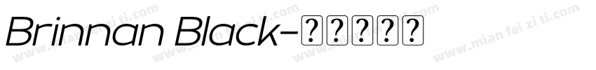 Brinnan Black字体转换